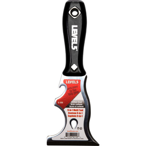 LEVEL5 Malers Tool 9in1 Multitool Spezialmesser Spachtel 5-200