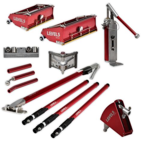 LEVEL5 Set Trockenbauwand Flatbox Ecken Roller Finisher SET 4-603