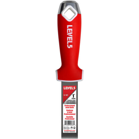LEVEL5 Spachtel Edelstahl 1"/25,4mm Fugenmesser 5-147