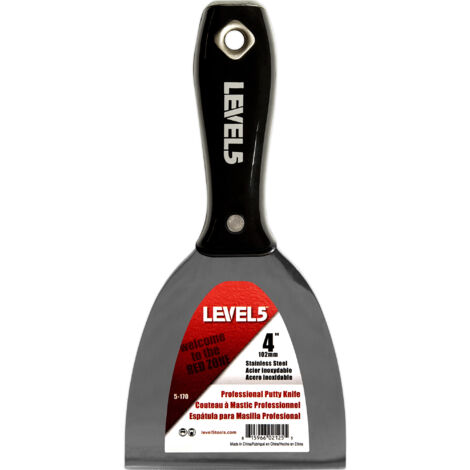 LEVEL5 Spachtel Edelstahl 4"/102mm Kunststoffgriff 5-170