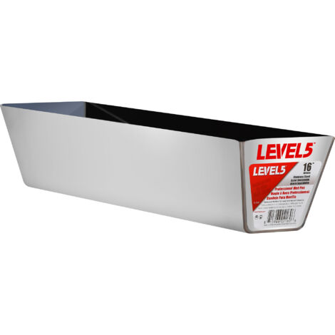 LEVEL5 Spachtelkasten Schlammpfanne aus rostfreiem 405mm 5-336