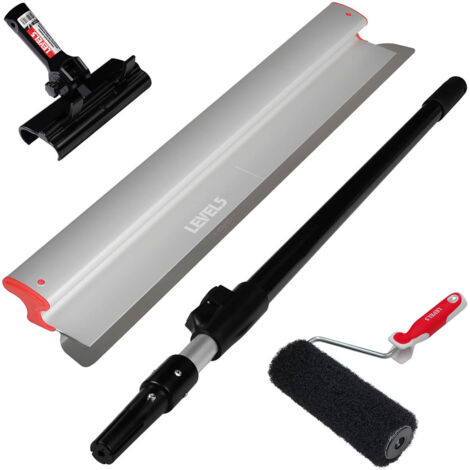 LEVEL5 Trockenbau Set Spachtelwalze Flächenspachtel 81cm 5-807