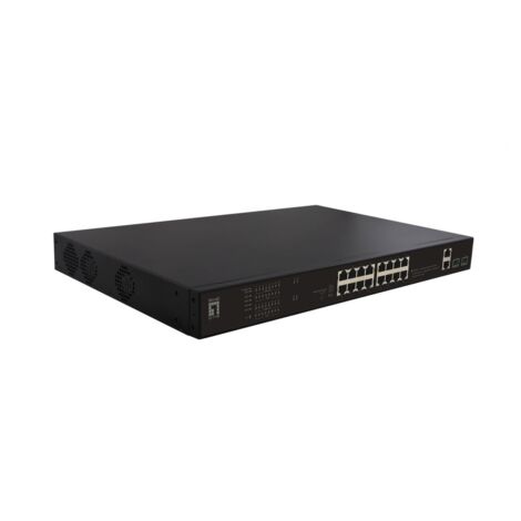 LevelOne FGP-2031 20-Port-Fast Ethernet-PoE-Switch