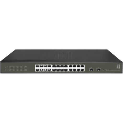 LevelOne GES-2126 switch di rete Gestito L2 Gigabit Ethernet (10/100/1000) Nero