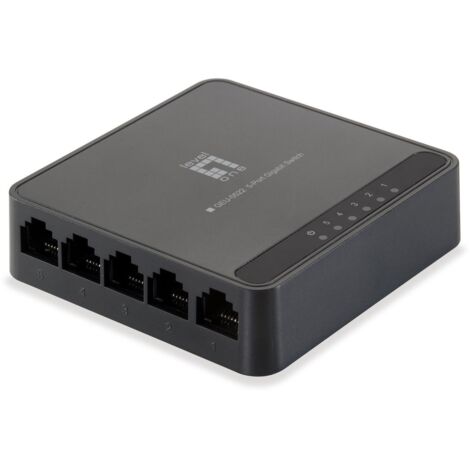 LevelOne GEU-0522 commutateur réseau Gigabit Ethernet (10/100/1000) Noir