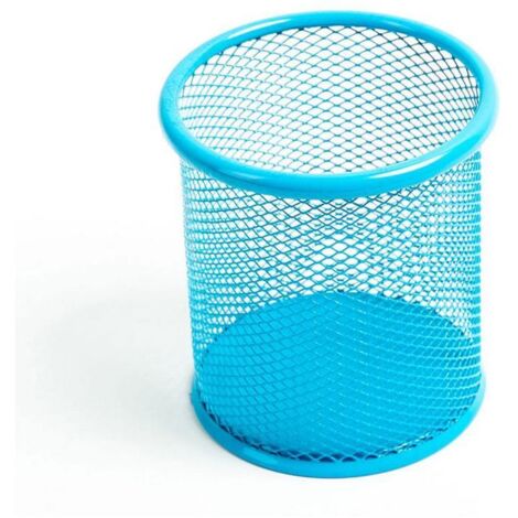 LEVIATAN Stiftebecher – Metall, blauer Schreibtisch-Organizer