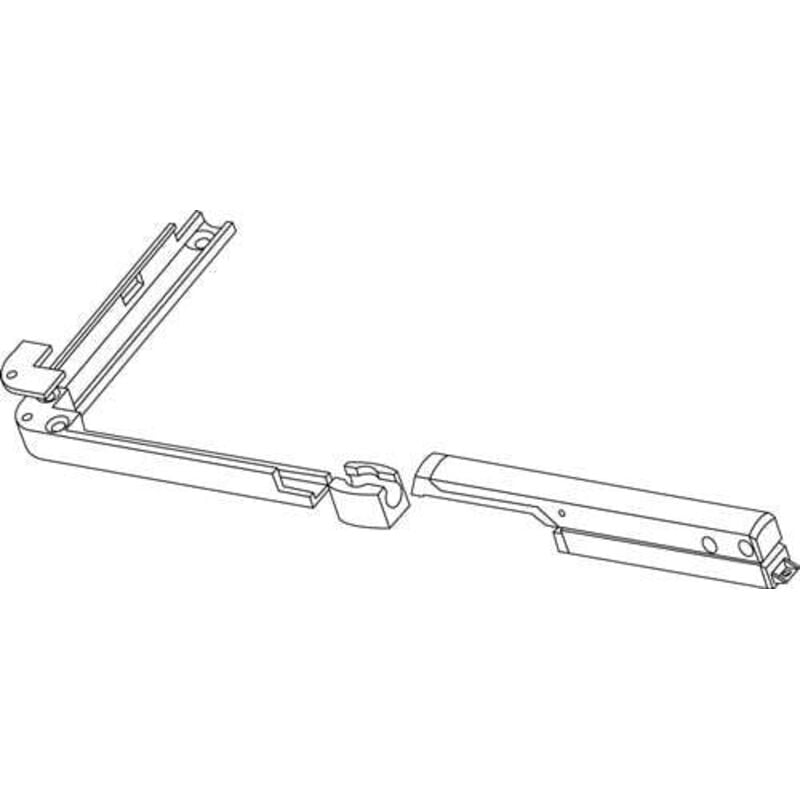 Levier à main argent - 26882 - Geze