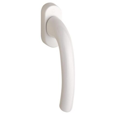 Levier carré 7 x 15 mm finition blanc pour ouvrants à la française et oscillo-battants sans condamnation Tokyo - HOPPE FRANCE EURL