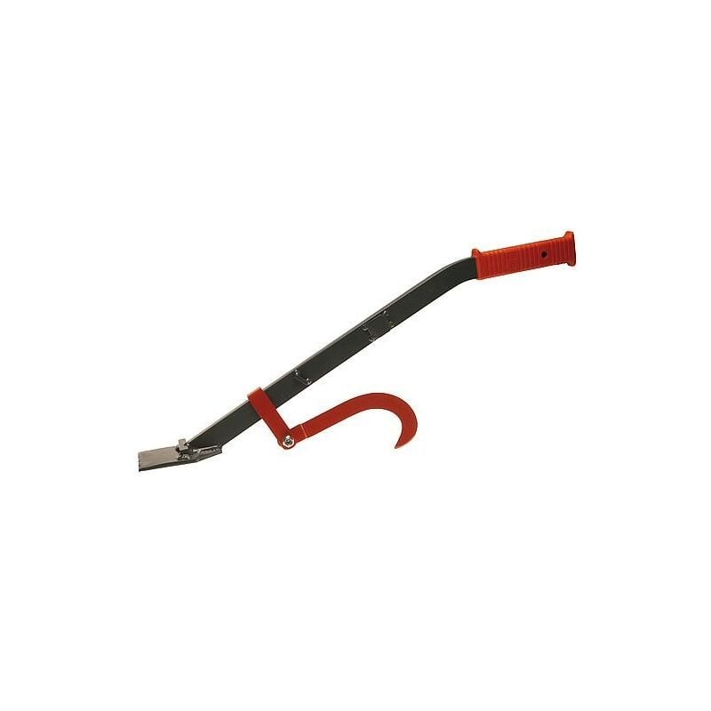 Levier d'abattage Bahco 1014, acier, crochet tournant reglable 760mm de long, leger