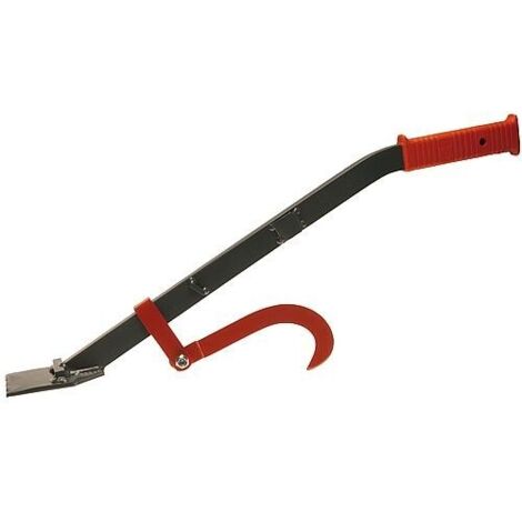 levier d’abattage BAHCO 1014, acier, crochet tournant reglable 760mm de long, leger
