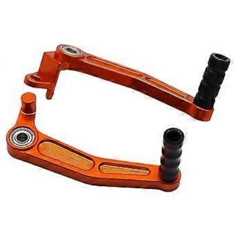 Levier de frein et de vitesses pour moto, en aluminium CNC, compatible avec les modèles DUKE 125, 200, 390, RC390 et RC125.