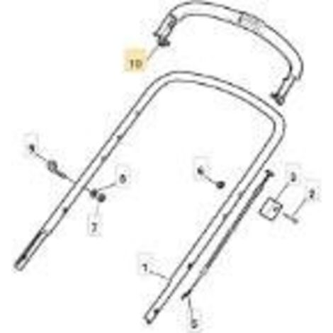 LEVIER DE FREIN PRO CA53SIL (R ORIGINAL STIGA - 381003330/0