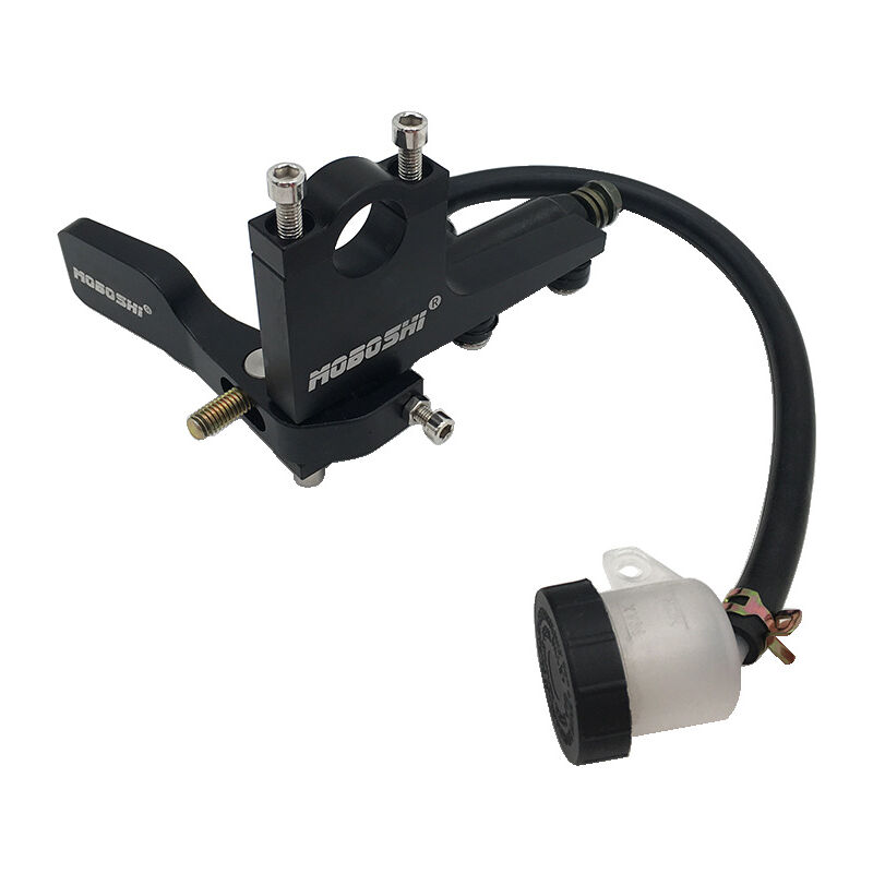 Levier de Support de Moto, Universel 7/8 Pouces 22mm Alliage D'aluminium Moto Embrayage Pouce Levier de Frein Kit de Poignée de Cylindre de Pompe