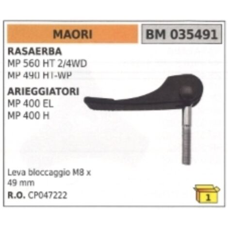 Levier de verrouillage M8 x 49 mm Tondeuse à gazon MAORI MP560HT Scarificateur 2/4WD MP400EL