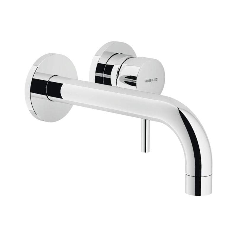 Nobili - live série mitigeur lavabo encastré LV00199CR Chromé - Laiton