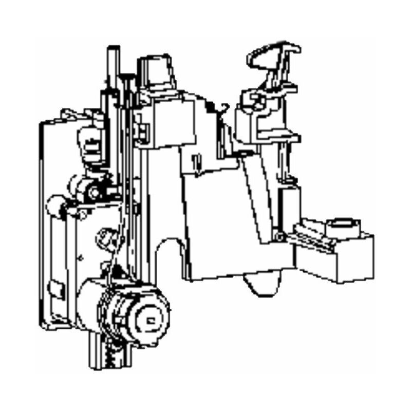 Levier / verrou + moteur + support companion (MS-8080017768) Robot ménager Moulinex