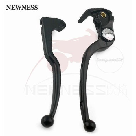 Leviers de frein et d'embrayage pour motos Suzuki GSX-R1000 K5 (2005-2006), GSX-R600 et GSX-R750 K6/K8 (2006-2009) - Noir