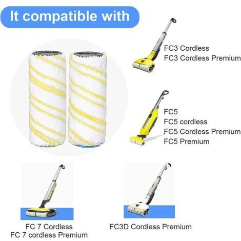 Leviers de rechange pour Kärcher FC7, FC3, FC5 et FC3D, référence 2.055-006.0 - Lot de 2