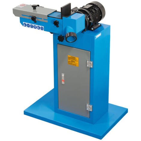 Levigatrice a nastro inclinabile per metalli 1000x100 mm 230v Fervi 0667/100