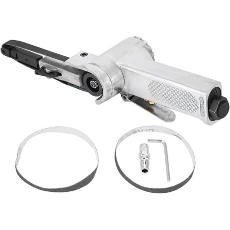 Levigatrice a nastro pneumatica, levigatrice a nastro, utensile di lucidatura pneumatico 10 mm  330 mm, levigatrice a nastro per vari veicoli, utensili pneumatici per auto, lima a dito