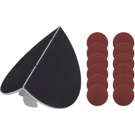 Levigatrice angolare manuale per cartongesso - Utensile di levigatura semicircolare da 9 pollici con porta carta vetrata