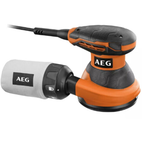 Levigatrice eccentrica a filo AEG - 300W - diametro 125 mm - con sacchetto raccoglipolvere