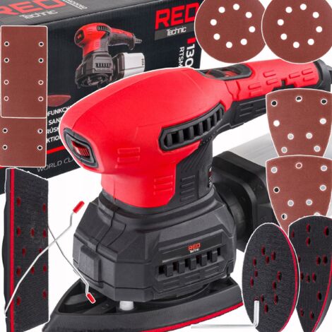 MATERIAUXBRICO.COM Levigatrice eccentrica oscillante 125mm 1300w 3 in 1 + accessori omaggio