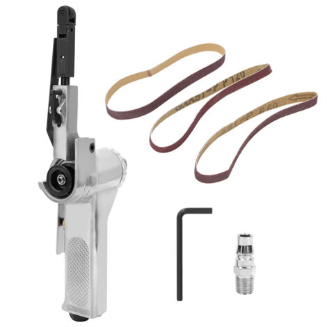 Levigatrice pneumatica per levigatrice a nastro da 10 mm per mobili in legno, vetro, metallo, 3/8 pollici