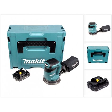 Levigatrice rotoorbitale 18V LXT Ø125 mm (1x1,5 Ah) in MAKPAC - MAKITA DBO180Y1J