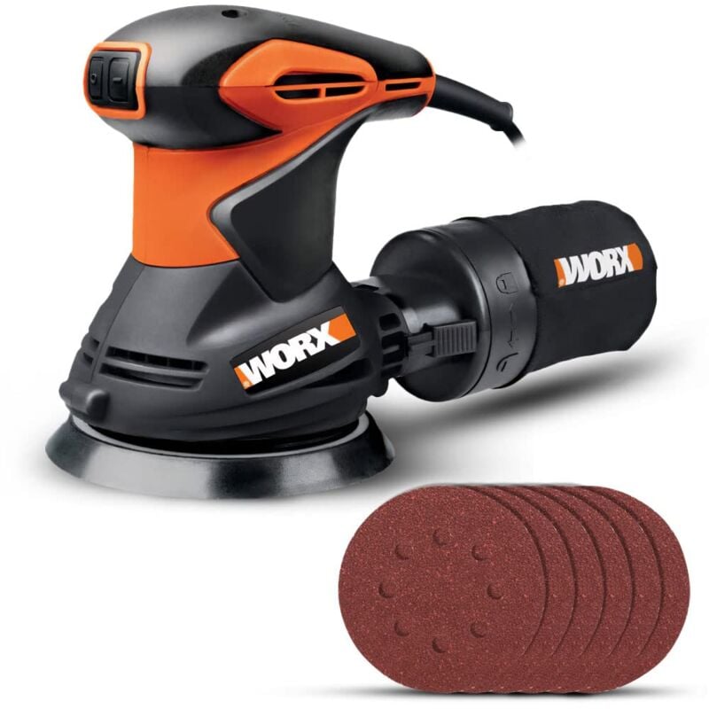 Worx - WX652.1 Roto-Orbital Sander 125 millimetri.