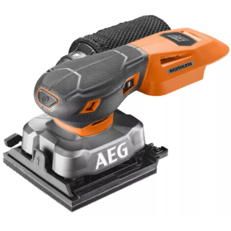 Levigatrice vibrante subcompatta senza spazzole 18V AEG - Senza batteria e caricabatterie