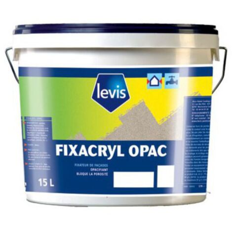 Levis Fixacryl Opac Fixateur Acrylique - Maçonneries Extérieures - 15L
