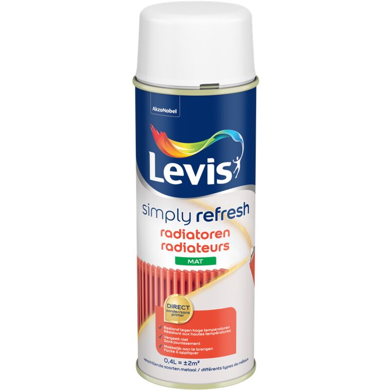 

Pintura - toque blanco mate '' Radiadores - 400ml - White touch - Levis
