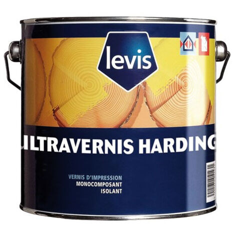 Levis Ultravernis Harding Vernis d'Impression ou de Finition - Boiseries - Intérieur & Extérieur - 2.5L