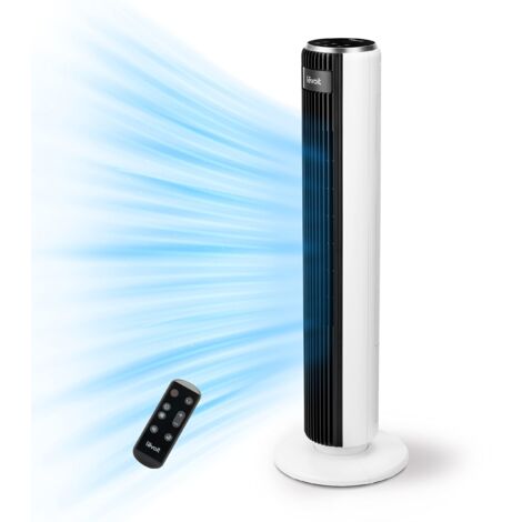 LEVOIT Ventilatore a Torre con Telecomando 92CM, Amazon Exclusive, Potente Ventola di Raffreddamento Silenziosa 28 dB, 3 Modalità, 5 Velocità, Oscillazione 90° Timer 12H, Display LED, 39W