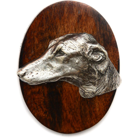 Lévrier africain, Azawakh - broche d'exposition, clip de numéro de départ, pin's pour chien par Art-Dog