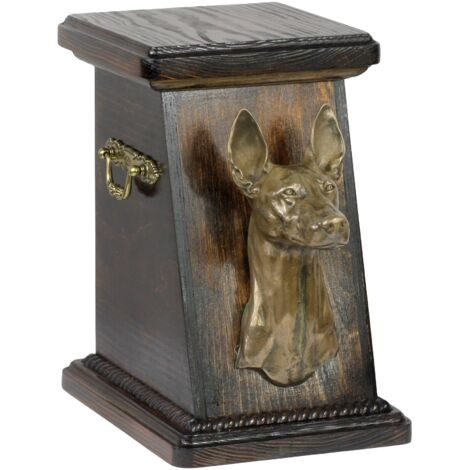 Lévrier pharaon, lévrier maltais - Urne pour cendres de chien, urne élégante avec statuette, urne commémorative avec buste de chien par Art-Dog