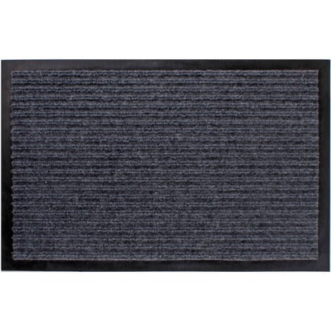 LINDER EXCLUSIV GMBH LEX Schmutzfangmatte ca. 60 x 90 cm Schwarz oder GrauLEX Schmutzfangmatte ca. 60 x 90 cm Schwarz oder Grau/grau