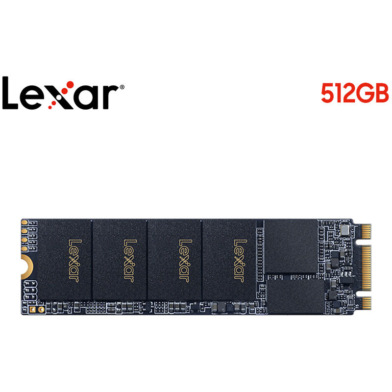 

Solid State Disk NM100 M.2 2280 SATA Ⅲ Interfaz 128GB 512GB Disco duro interno de unidad de estado solido para computadora portatil PC, 512 GB - Lexar