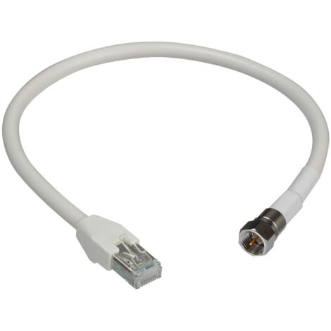 LexCom Home Performance - câble IEC (Tele Type F) vers RJ45 - data 100O - 0,4m (VDIR644000)