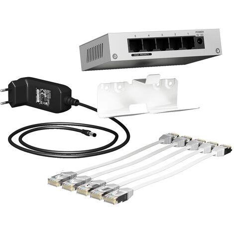 LexCom Home - Switch 1GBIT/S 5 Ports, Schneider Electric ref. VDIR323005