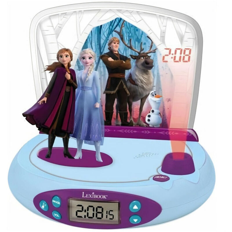 La Reine des Neiges 2 - Réveil projecteur avec sons - RP510FZ - Lexibook
