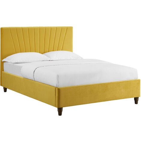 LPD FURNITURE Lexie Double Bed Mustard