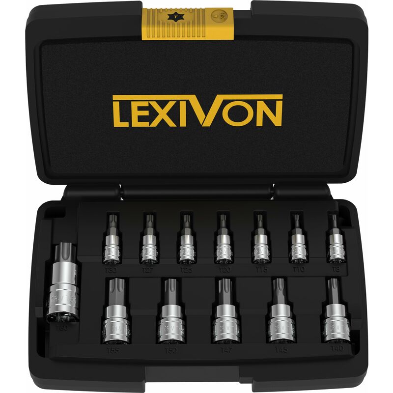 Image of LEXIVON Chiavi Torx per avvitatore a batteria, chiavi a bussola per Milwaukee, Makita, chiave dinamometrica, inserti per avvitatore e chiavi a