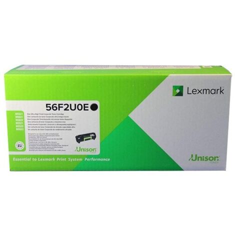 Lexmark 56F2U0E Schwarzer Toner – Extra hohe Reichweite, 25.000 Seiten