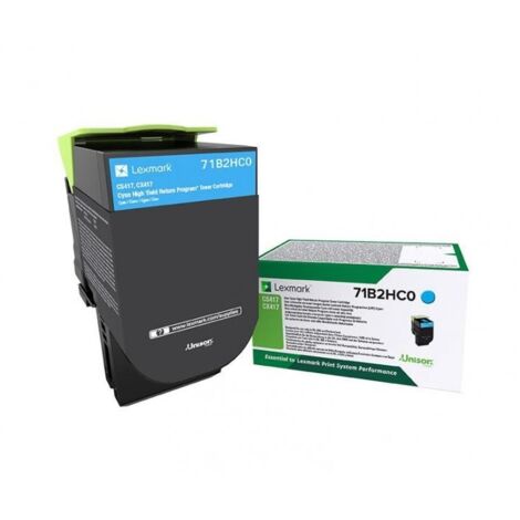 Lexmark 71B2HC0 cartuccia toner 1 pz Originale Ciano