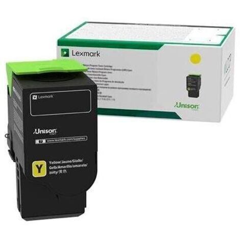 Lexmark 78C2UY0 cartucho de tóner 1 pieza(s) Original Amarillo