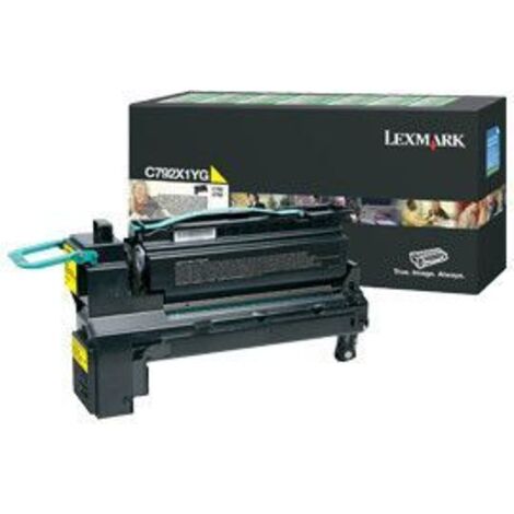 Lexmark C792X1YG cartucho de tóner 1 pieza(s) Original Amarillo
