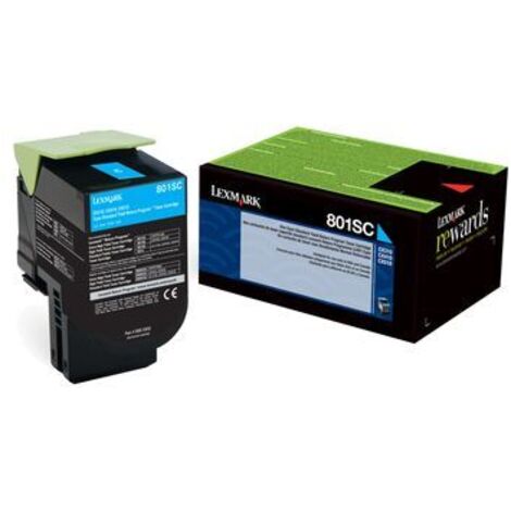 LEXMARK toner CX210/410/510 cyan Retornable (2k)