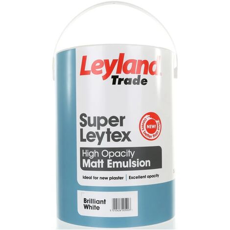Leyland Trade Super Leytex Matt - Brilliant White - 5L